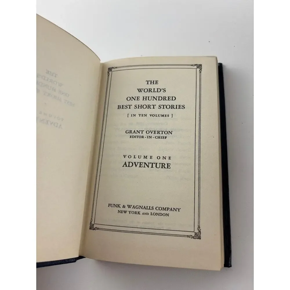 The World's 100 Best Short Stories 7‑Volume Set 1927 Funk & Wagnalls – Overton